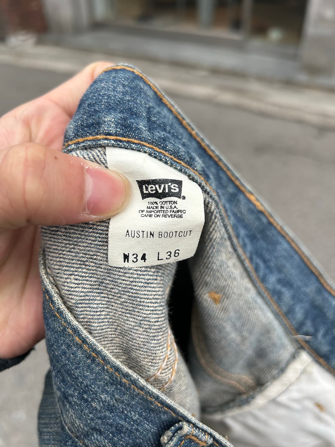 00‘s USA 리바이스 오스틴부츠컷 34(33) 상품이미지6