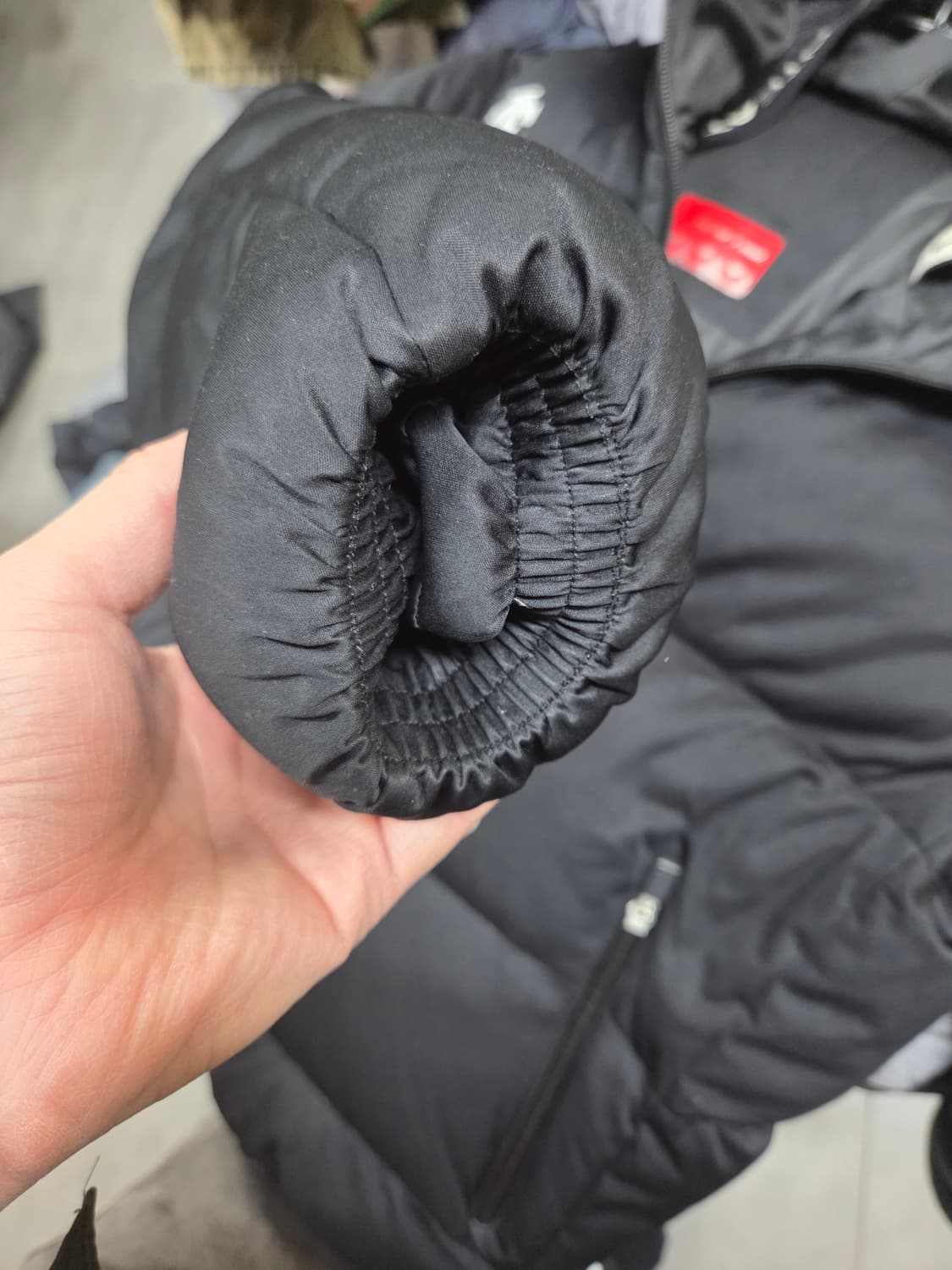 데상트 이중후드 덕다운 패딩 95 상품이미지6