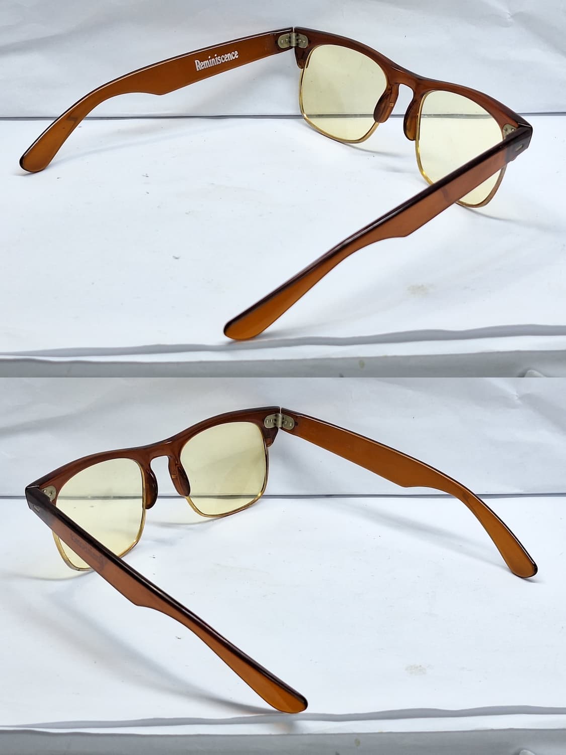 80s 이탈리아 빈티지/Reminiscence 572 콤비네이션 안경테  상품이미지8
