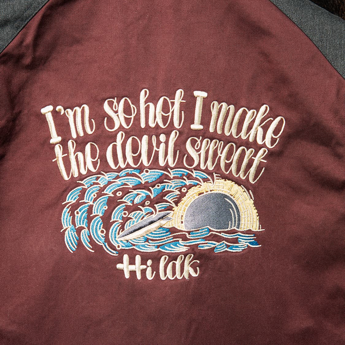 [93] 00s~ HiLDK 스티치 메카닉 워크자켓 버건디  상품이미지2