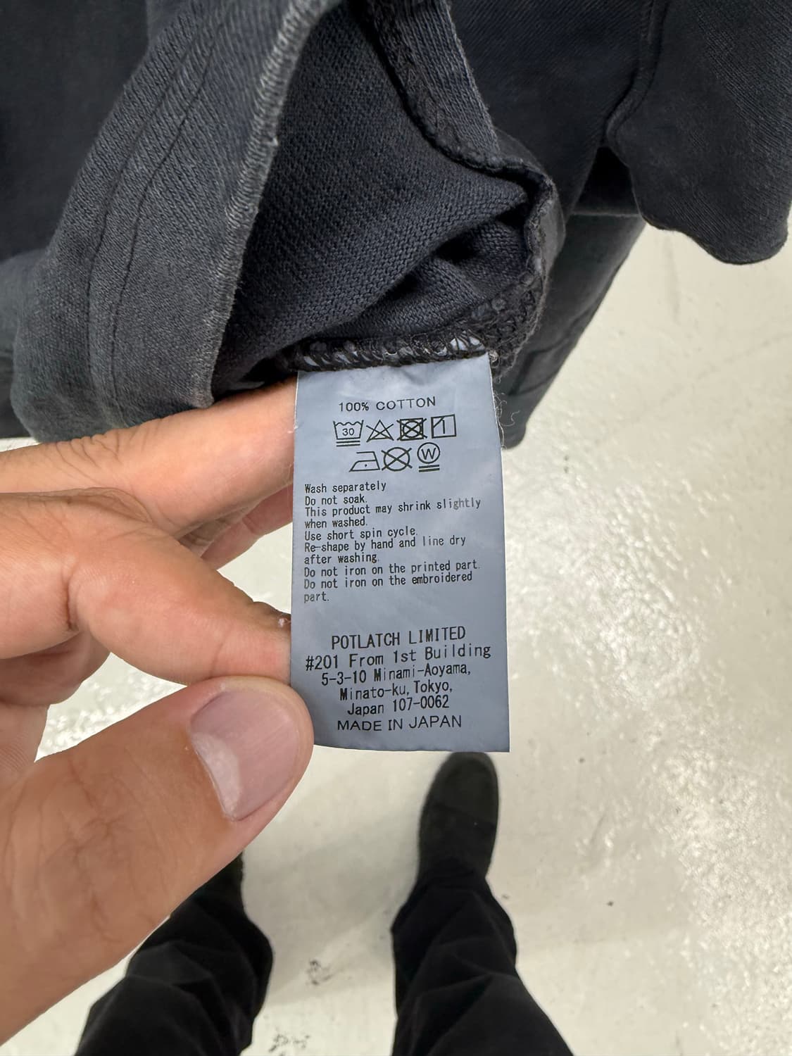 C.E 가먼츠다잉 롱슬리브 Msize 상품이미지7