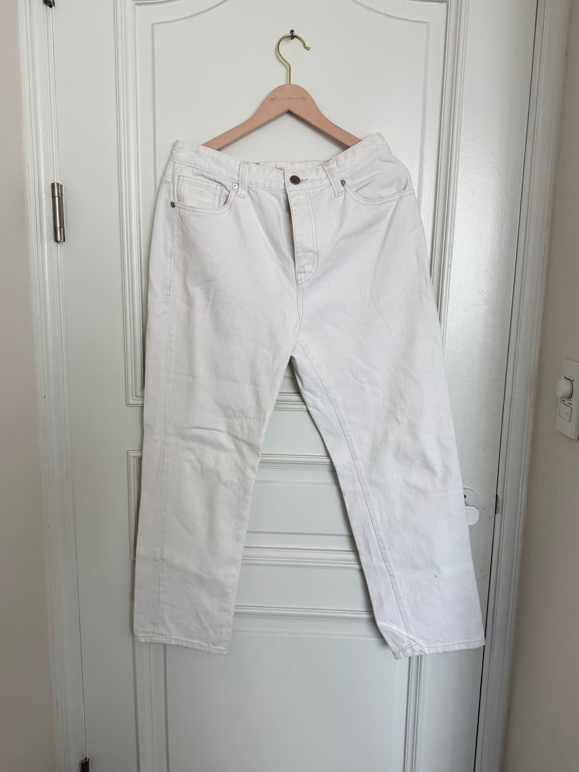 PLAC 화이트 스트레이트 데님 상품이미지1