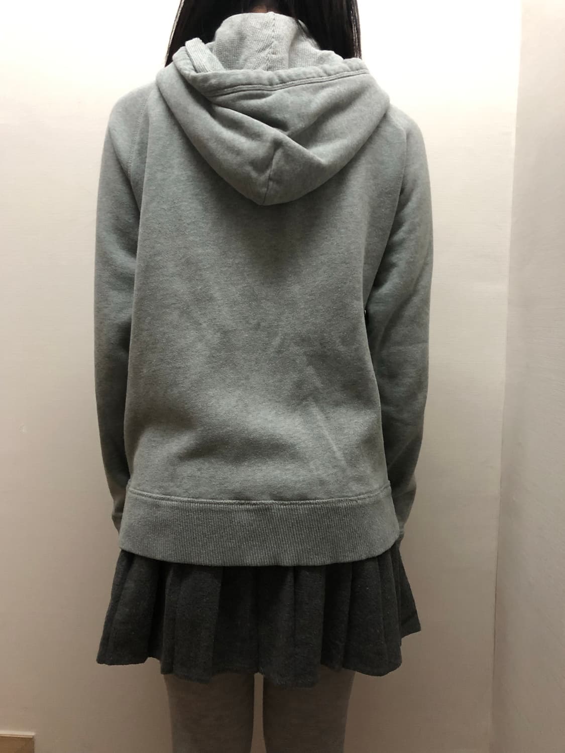 빈티지 갭 그레이 데님 패치 후드집업 상품이미지8