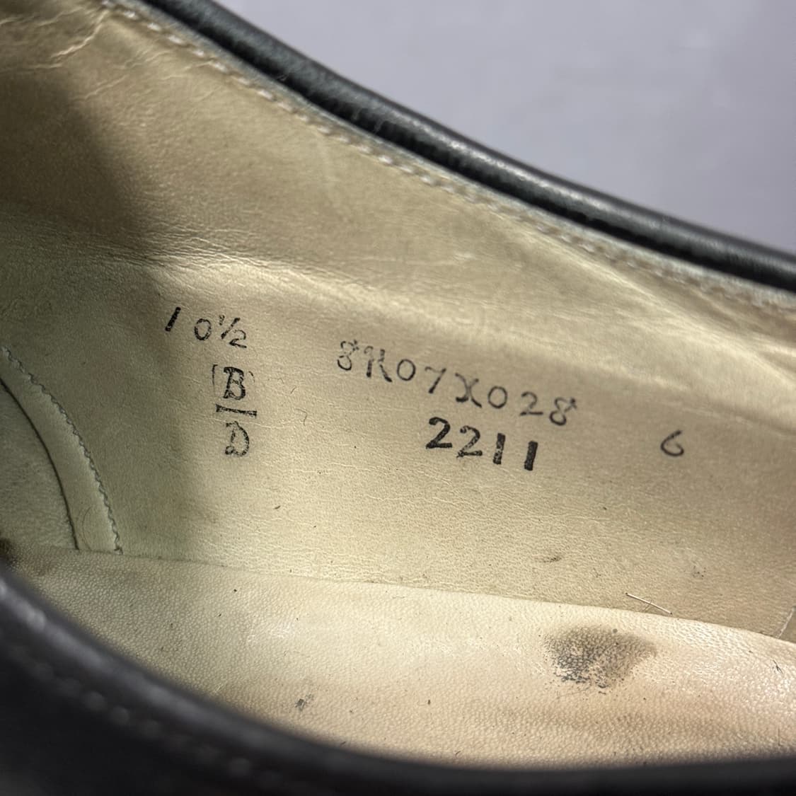 [10.5D] 알든 2211 블랙 코도반 NST 더비 상품이미지10