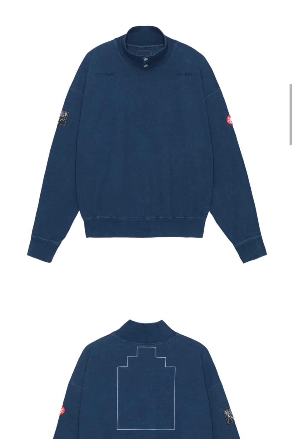 카브엠트 오버다이 PQ 모크넥 네이비 L 상품이미지1