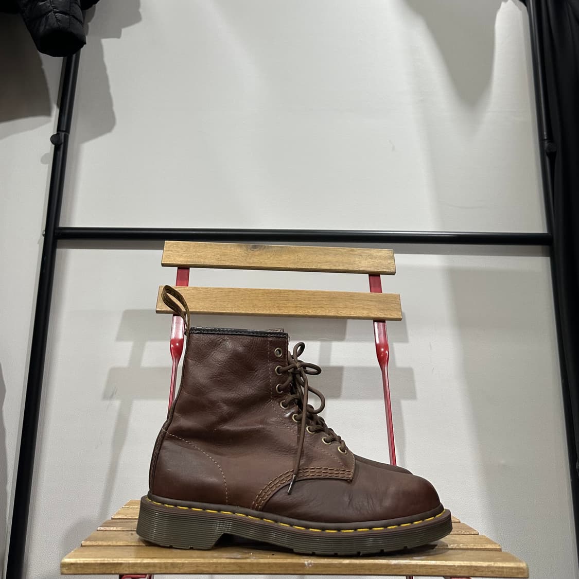 UK8) 닥터마틴 워커 남성 남자 부츠 8홀 브라운 20847 상품이미지1