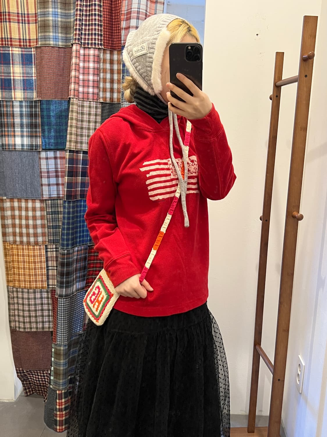 폴로 레드 아메리칸 니트 후드 상품이미지1