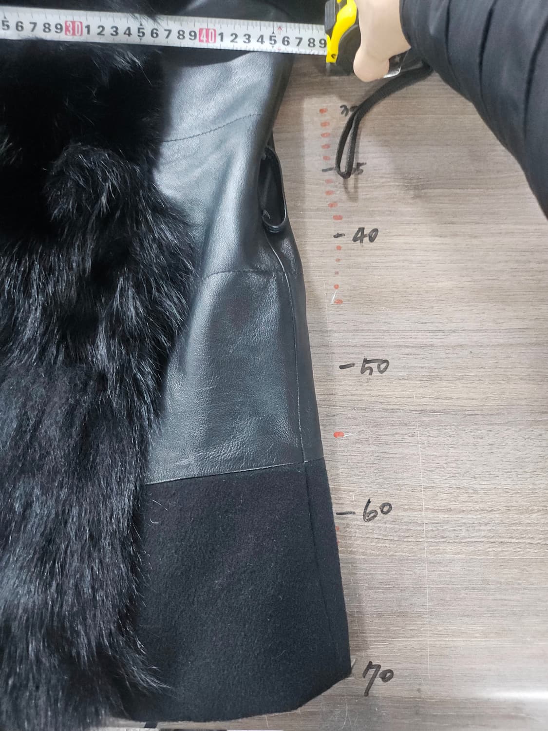 De by Dde MOO 양가죽 폭스퍼 자켓  66 상품이미지9