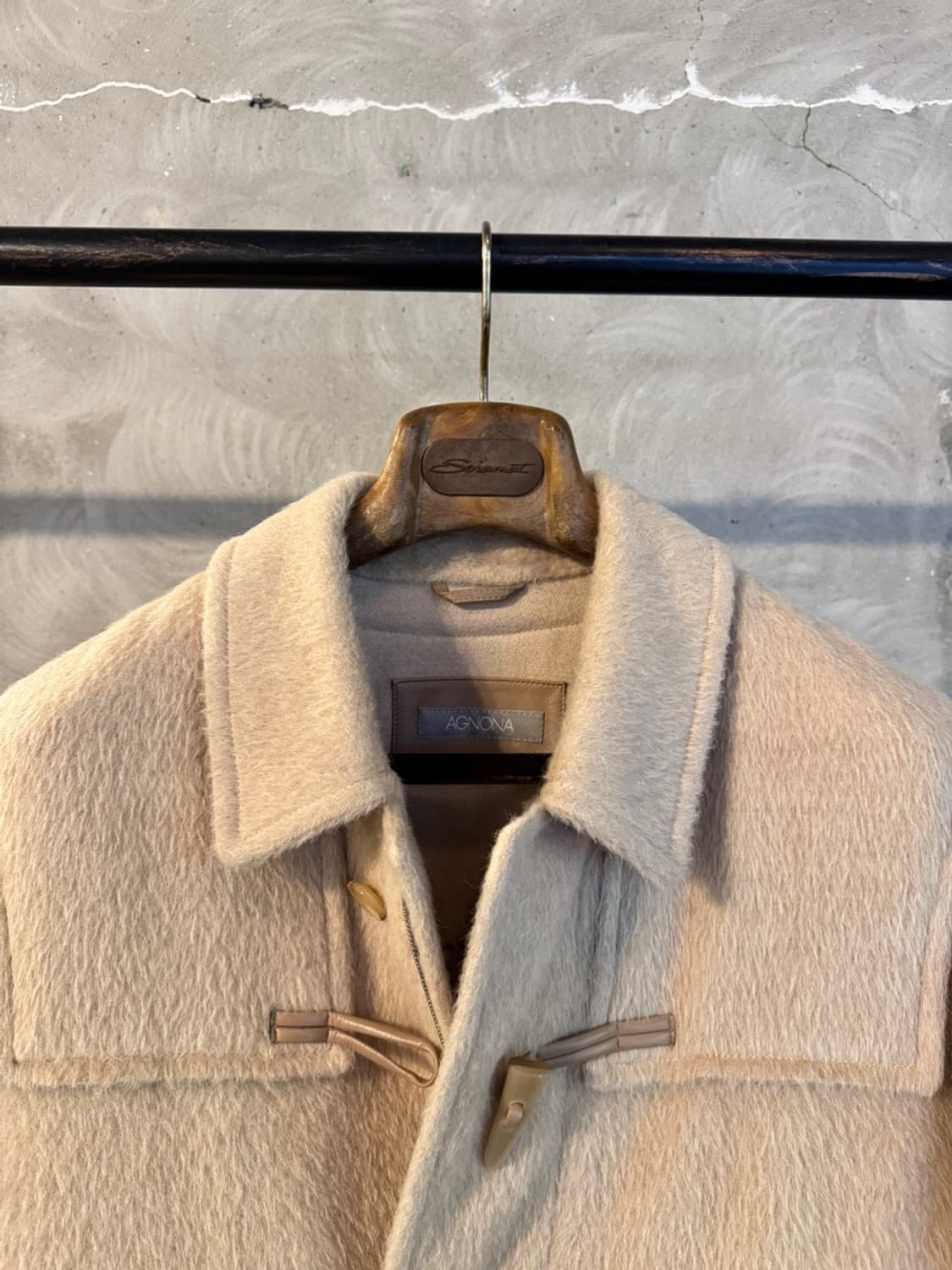 아뇨나 알파카 모헤어 더플코트 100 상품이미지9