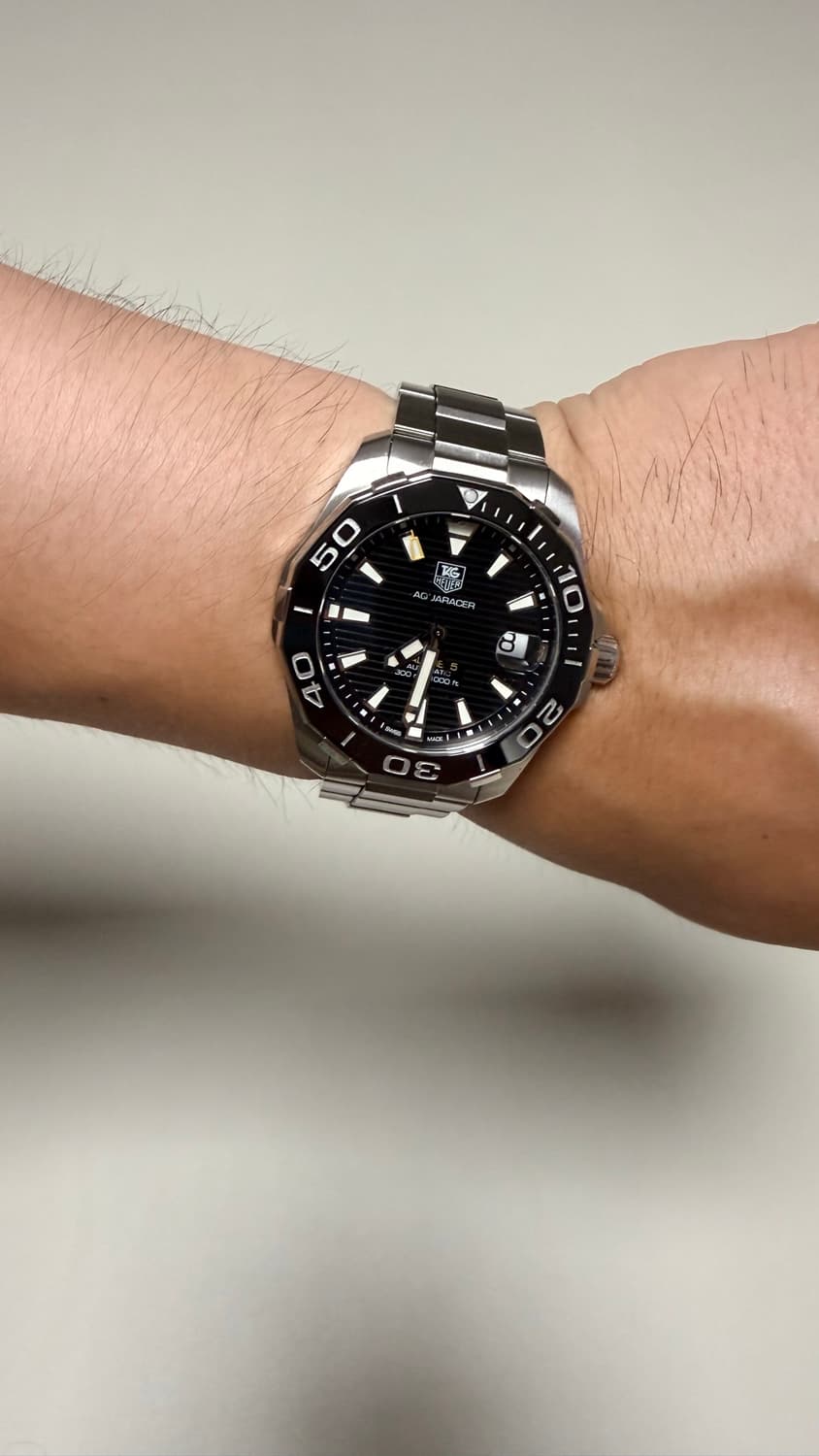 태그호이어 아쿠아레이서 300 블랙 오토 41mm 상품이미지2
