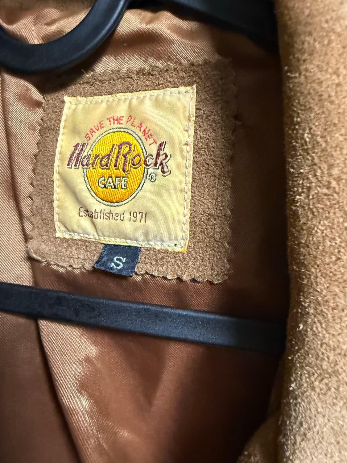 하드락카페 스웨이드 가죽 자켓 상품이미지4