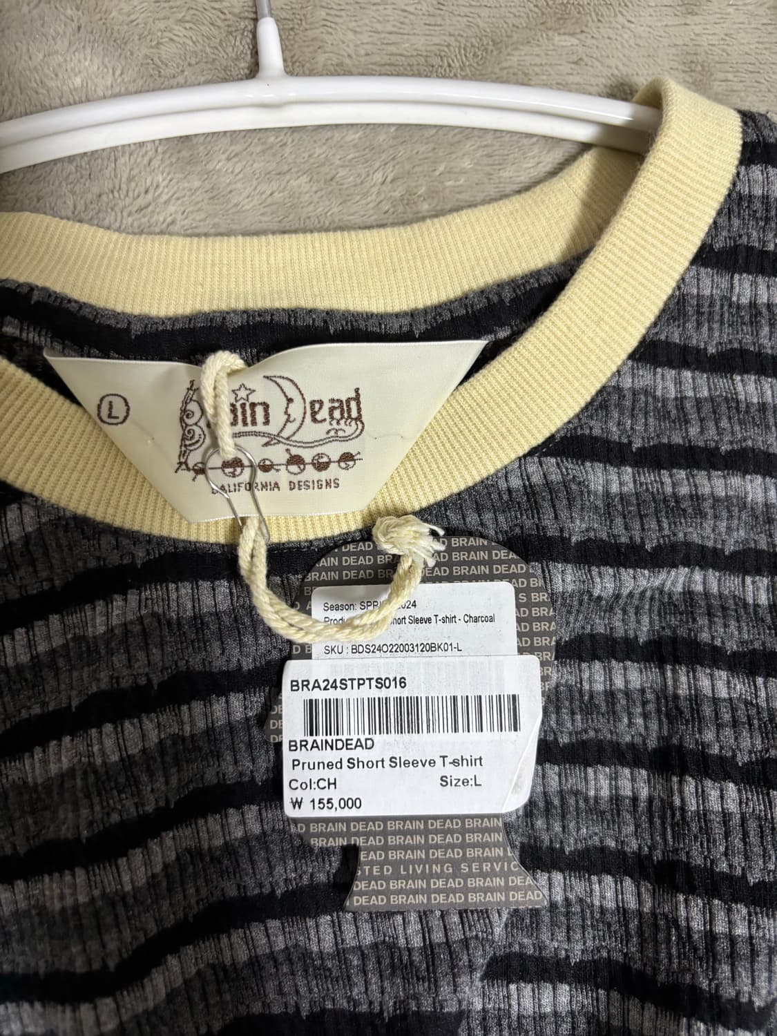 [L] 브레인데드 Pruned Short Sleeve T-shirt 반팔 상품이미지3