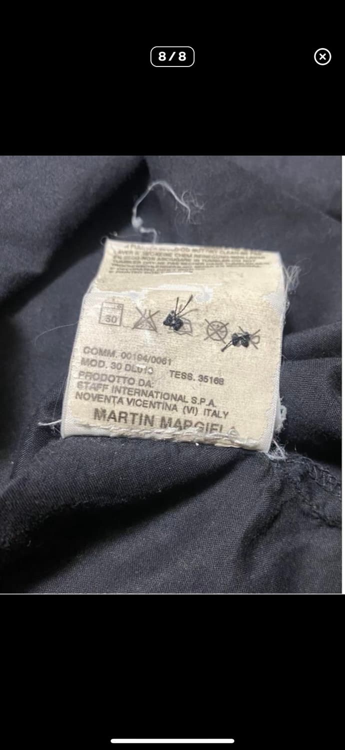 마틴 마르지엘라 오일 왁스 페이드 셔츠 상품이미지8