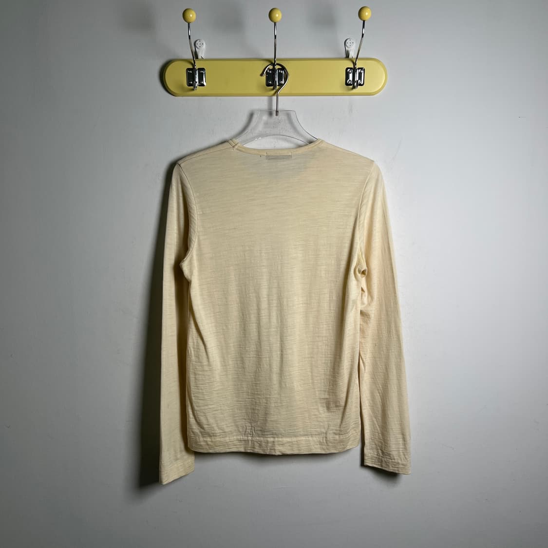 꼼데가르송 트리콧 벨벳 패널 롱슬리브  상품이미지2