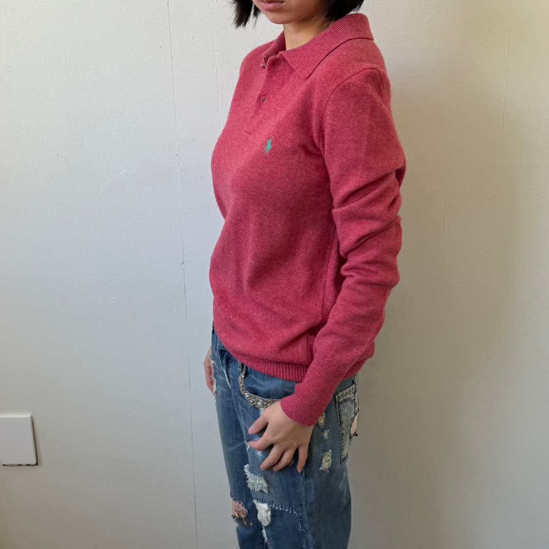 폴로 인디핑크 pk 스웨터 상품이미지3
