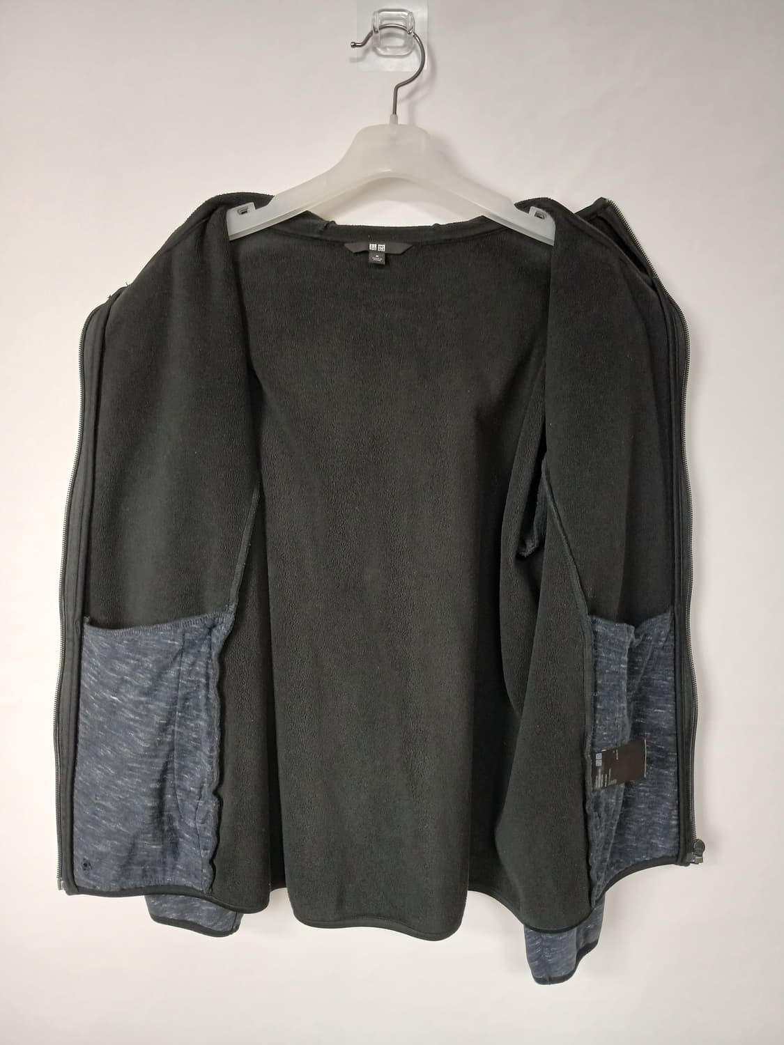 유니클로 후드집업 그레이 95 M 상품이미지6