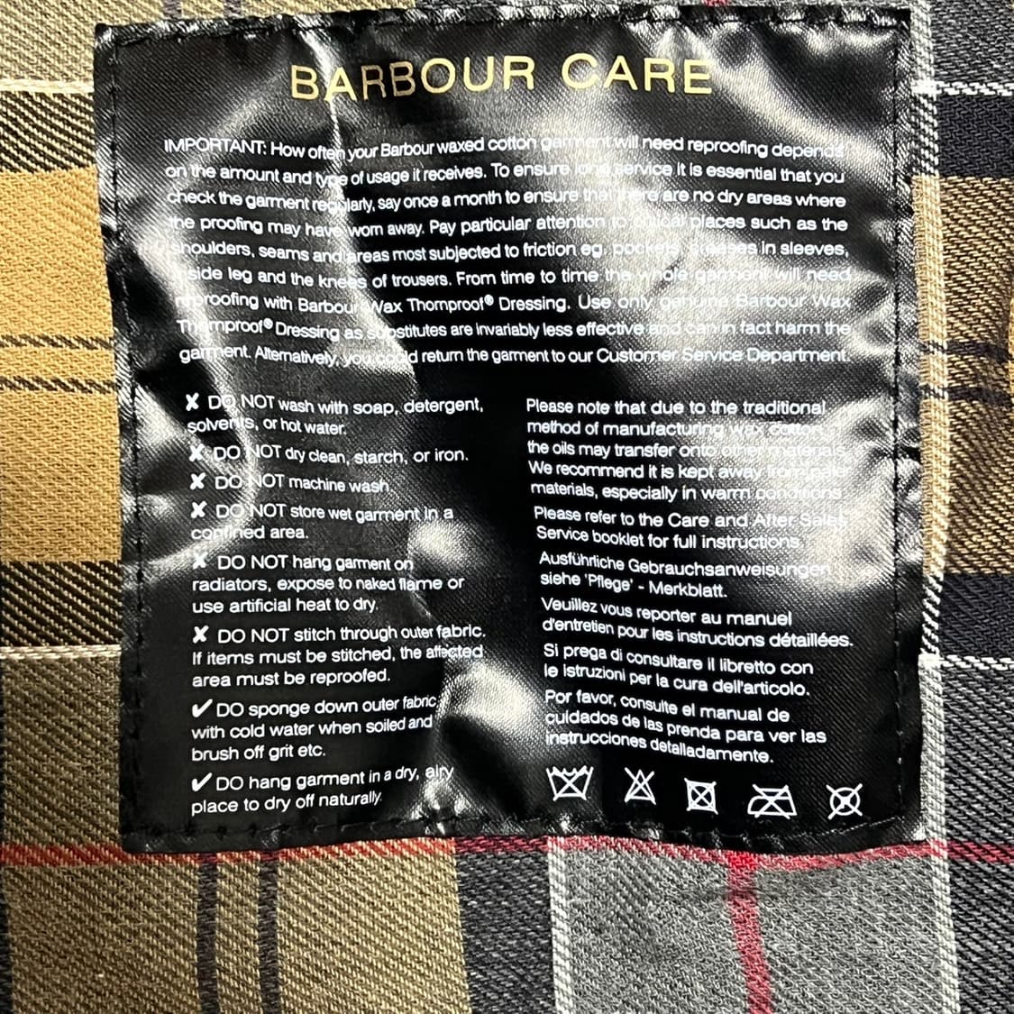 38 바버 인터네셔널 코듀로이 왁싱 자켓 상품이미지4