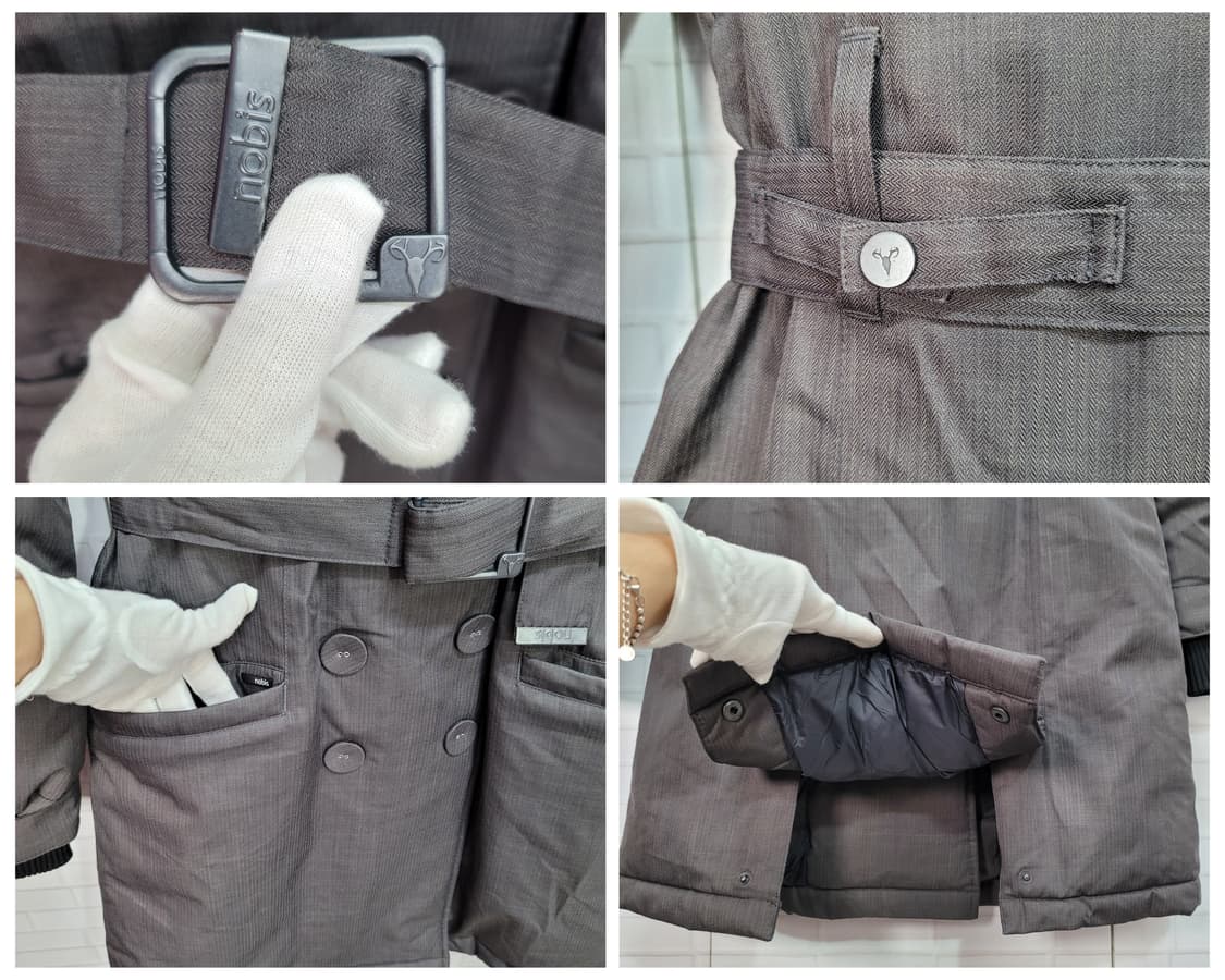 노비스 튤라 롱 패딩 자켓 재킷 그레이 S 사이즈 상품이미지7