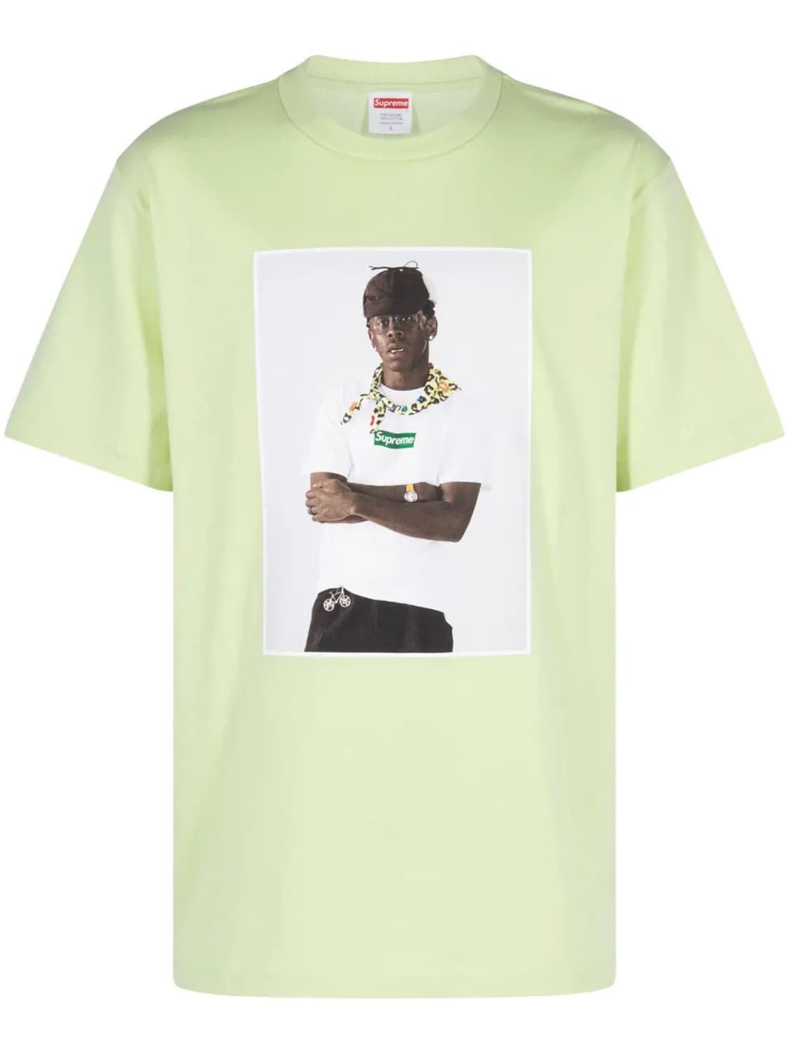 [L] 슈프림 타일러 더 크리에이터 포토 티셔츠 세이지 그린 상품이미지1