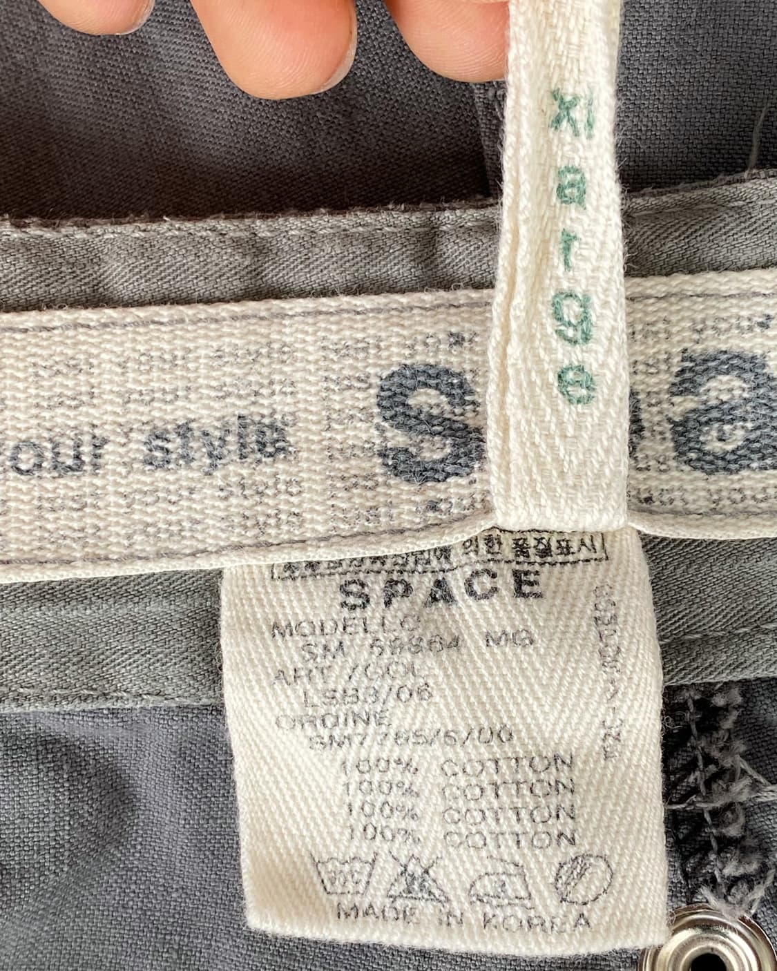 스페이스 그레이 포켓 카고 쇼츠 상품이미지9