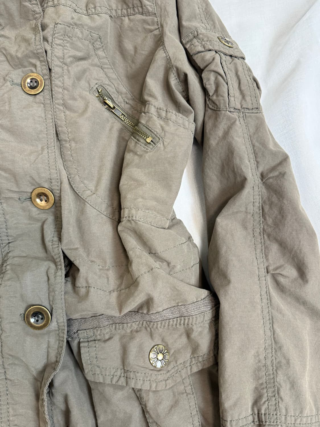 Jpn 브라운 야상자켓 상품이미지3