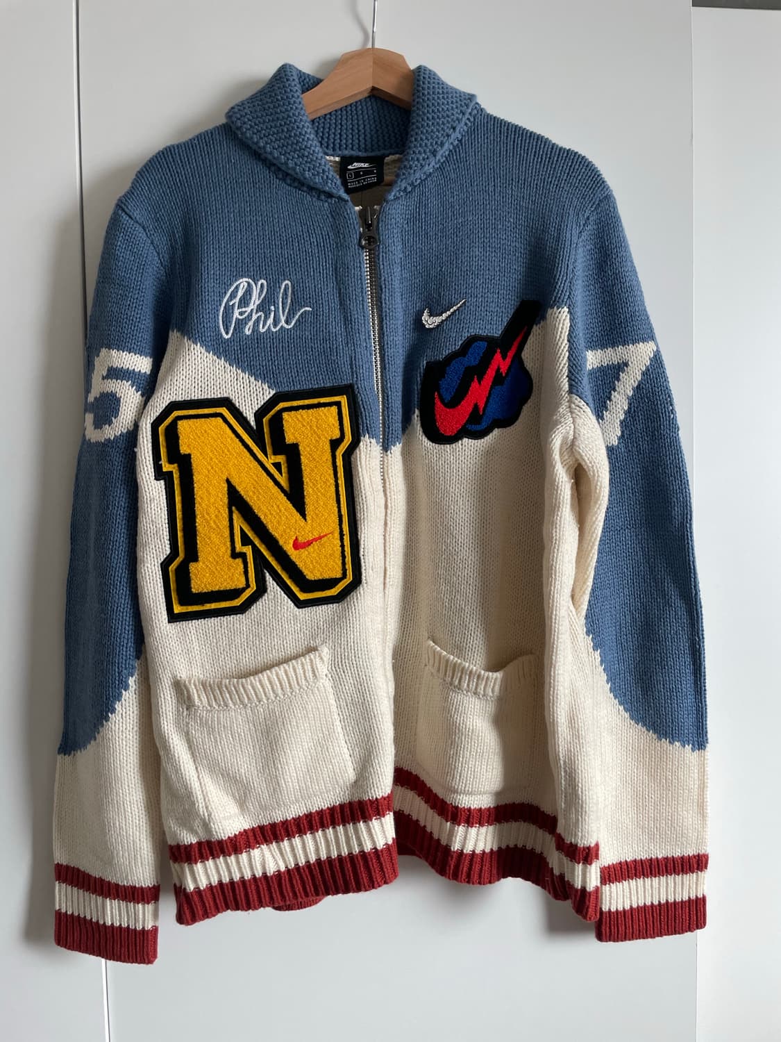 나이키 필라이트 레터맨 스웨터 상품이미지1