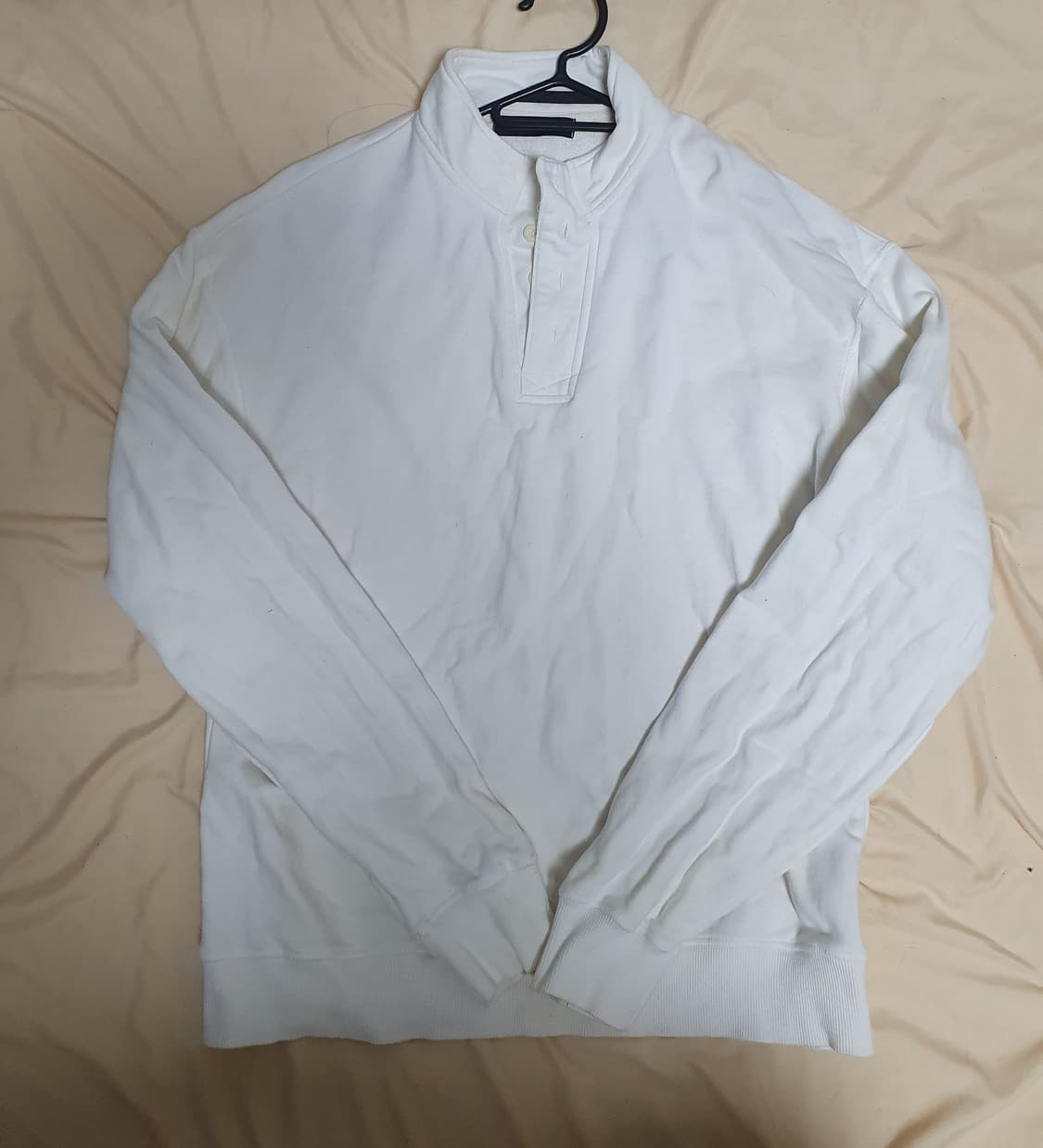 반카라 긴팔 오버핏 티셔츠)100 상품이미지5