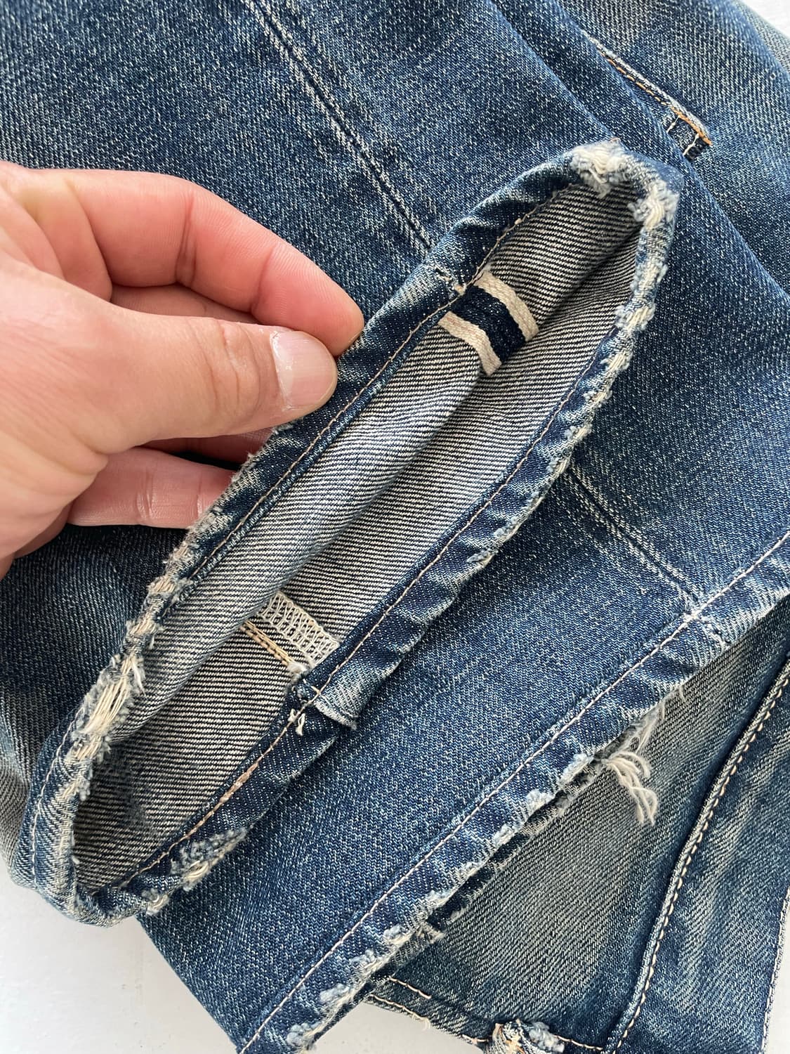 Visvim 00's fluxus distreessd 데님 상품이미지7