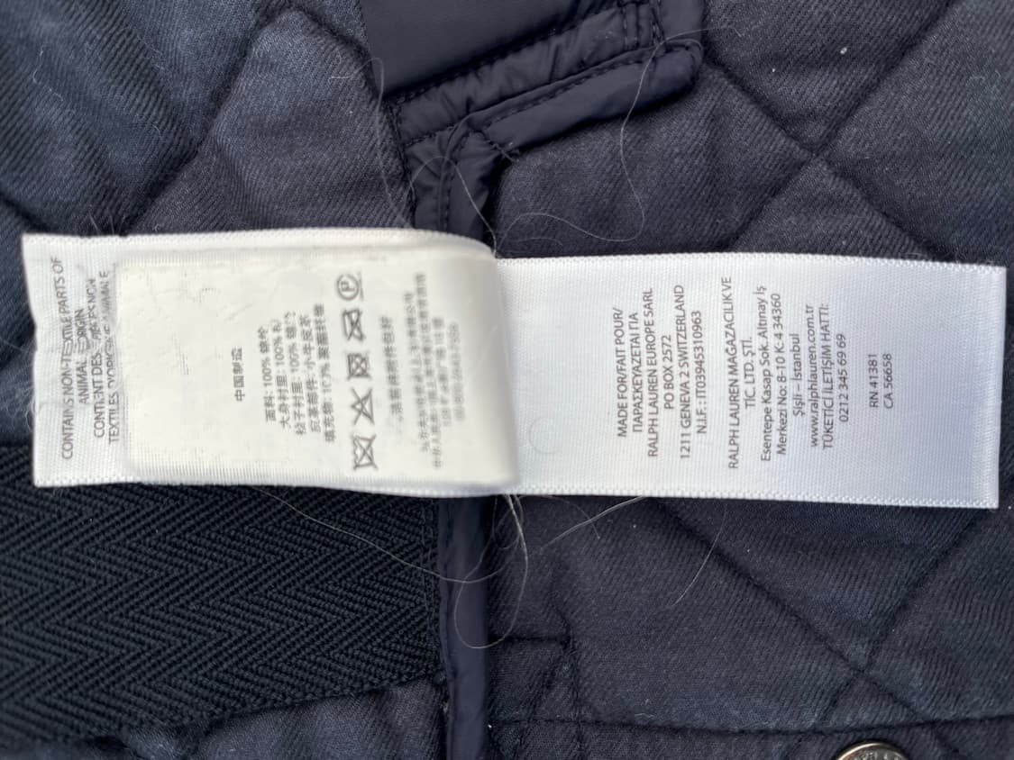 폴로 랄프로렌 퀼팅 자켓 네이비 L 상품이미지4