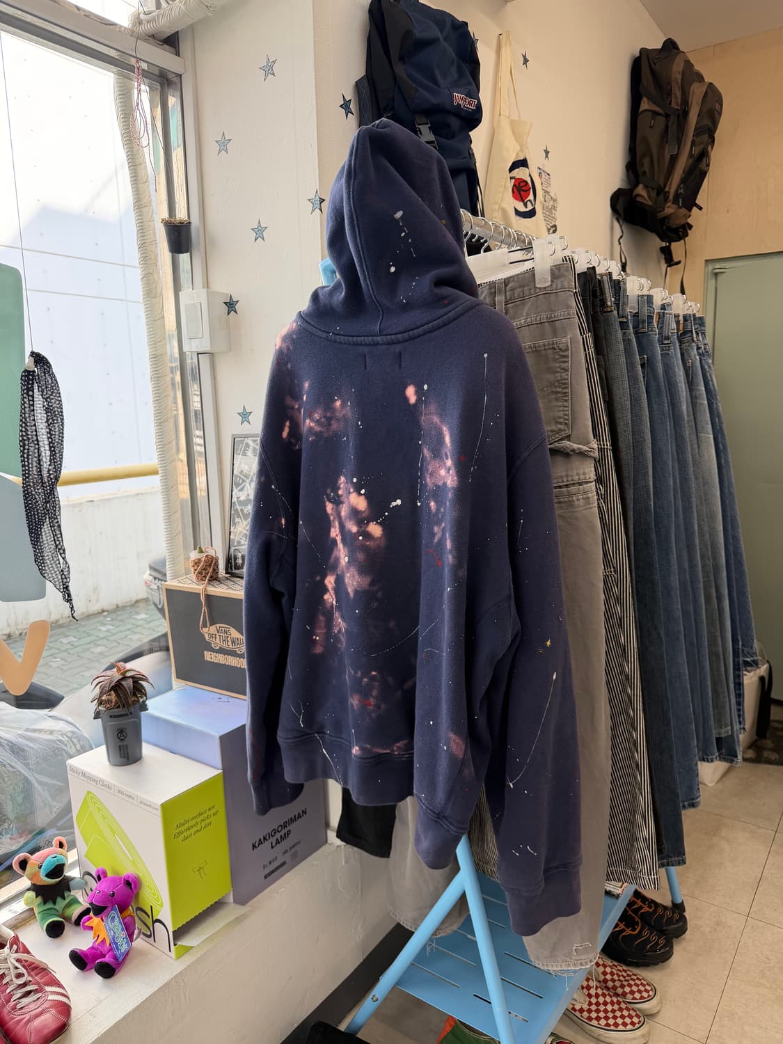 Polo painting thermal hood zip-up 상품이미지1