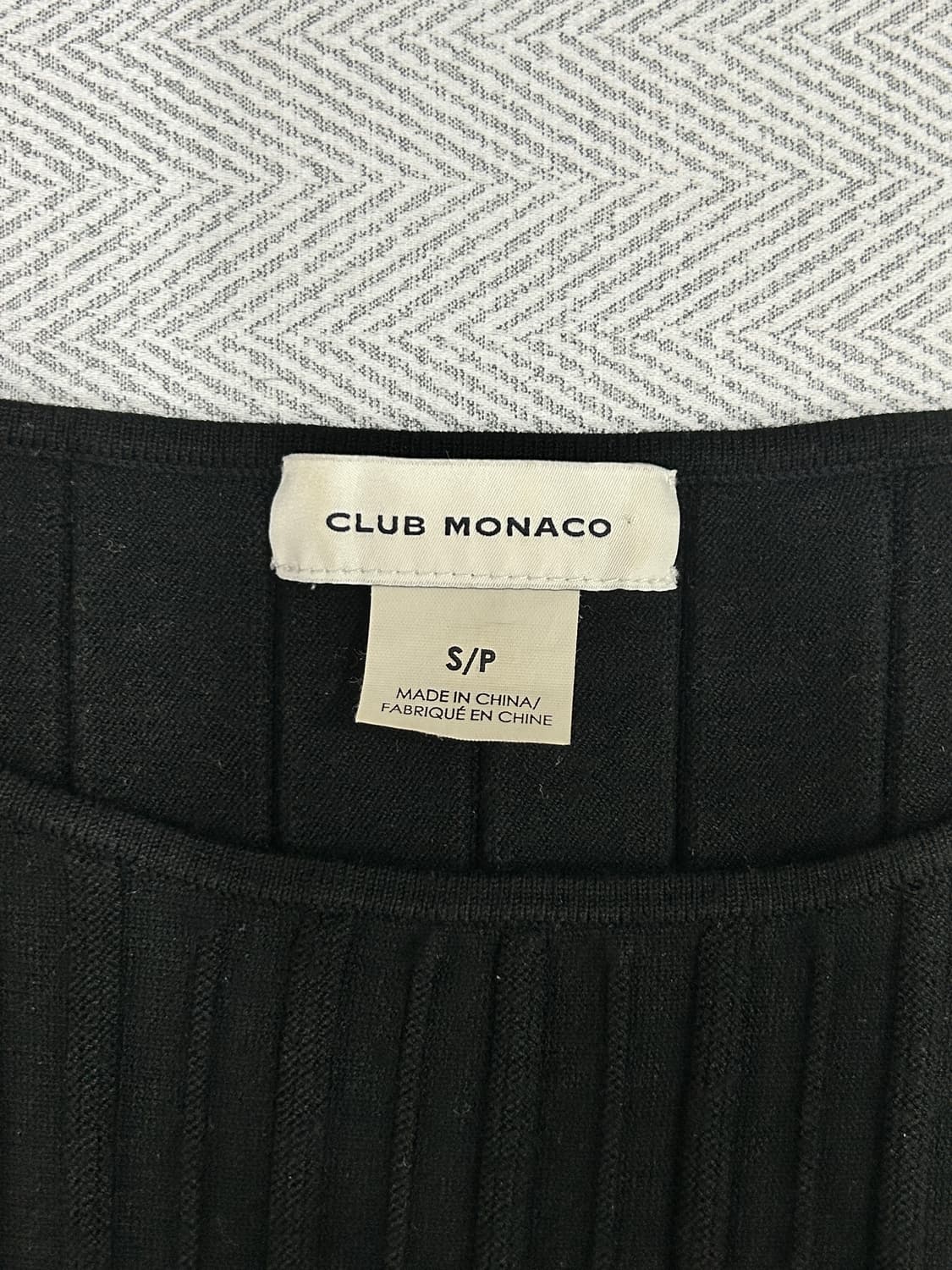 클럽모나코 니트 플레어 반팔 롱 원피스 S 블랙 상품이미지7