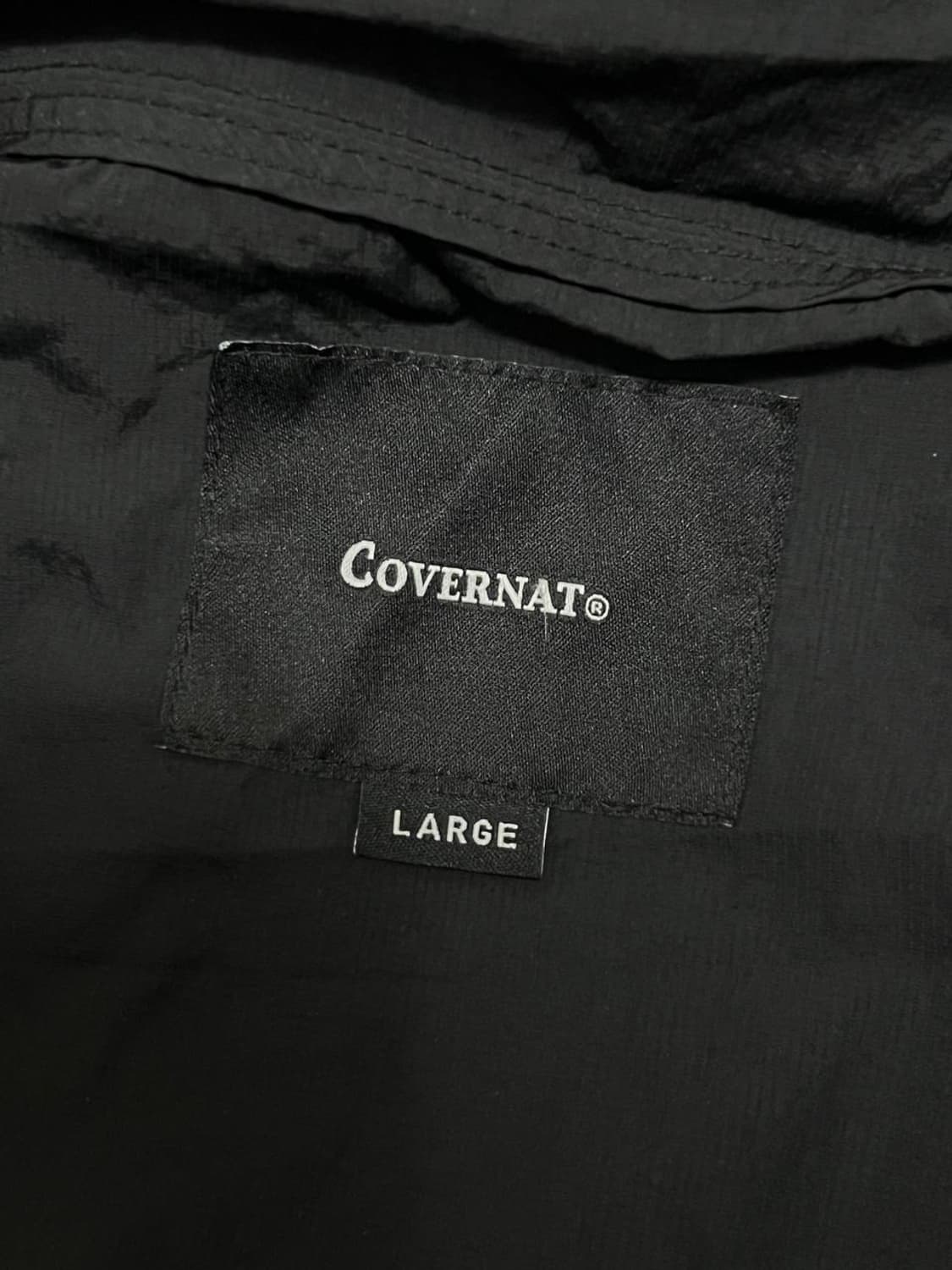 Covernat 커버낫 블랙 바람막이 상품이미지3