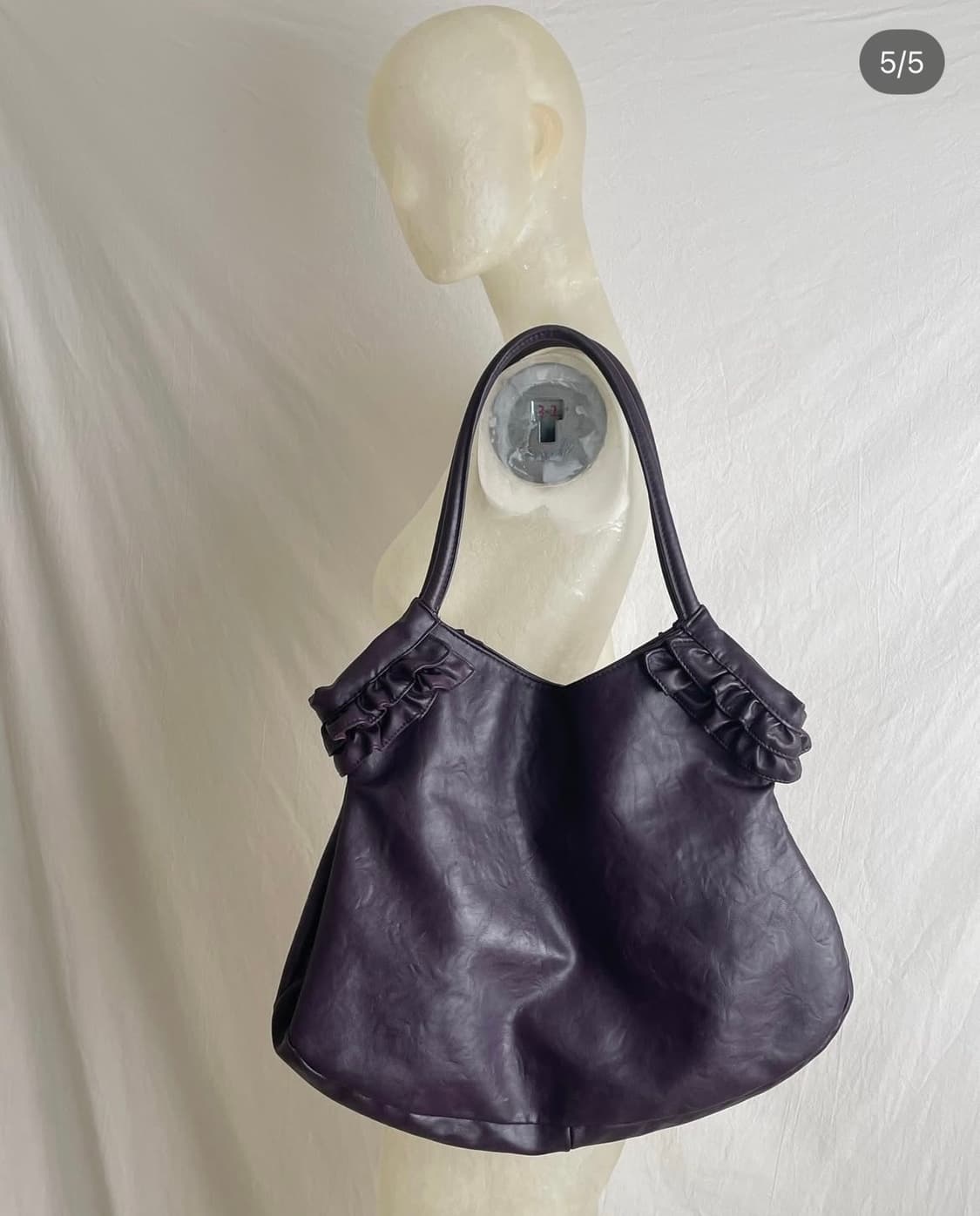 빈티지 퍼플 숄더백 상품이미지3