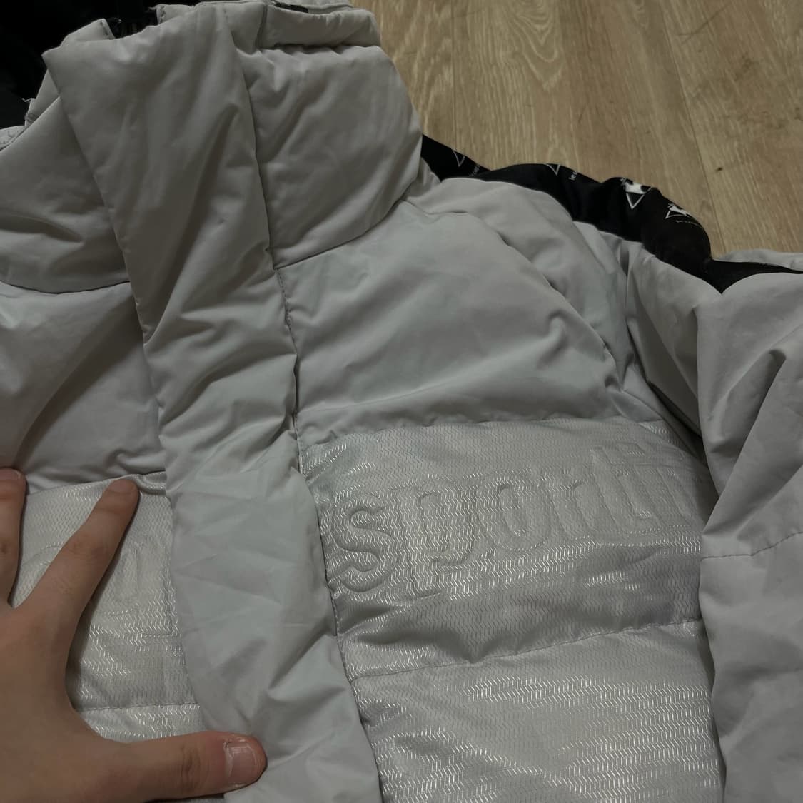 르꼬끄 모듈레이트 덕다운 후드 롱패딩 L/100 상품이미지4