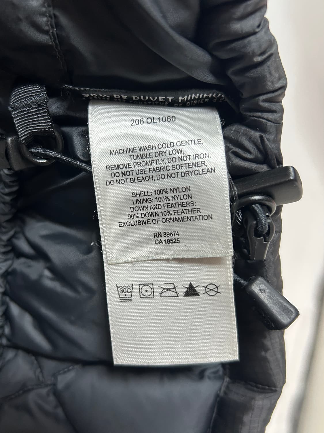 마운틴하드웨어 자수로고 구스다운 푸퍼 자켓 블랙 상품이미지8