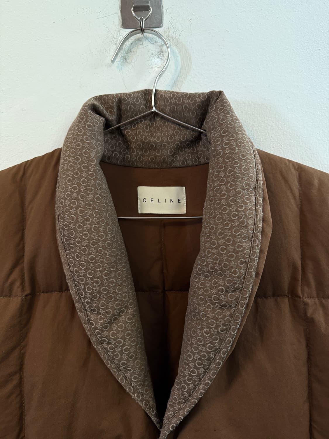 Japan 셀린 다운 베스트 브라운 상품이미지5