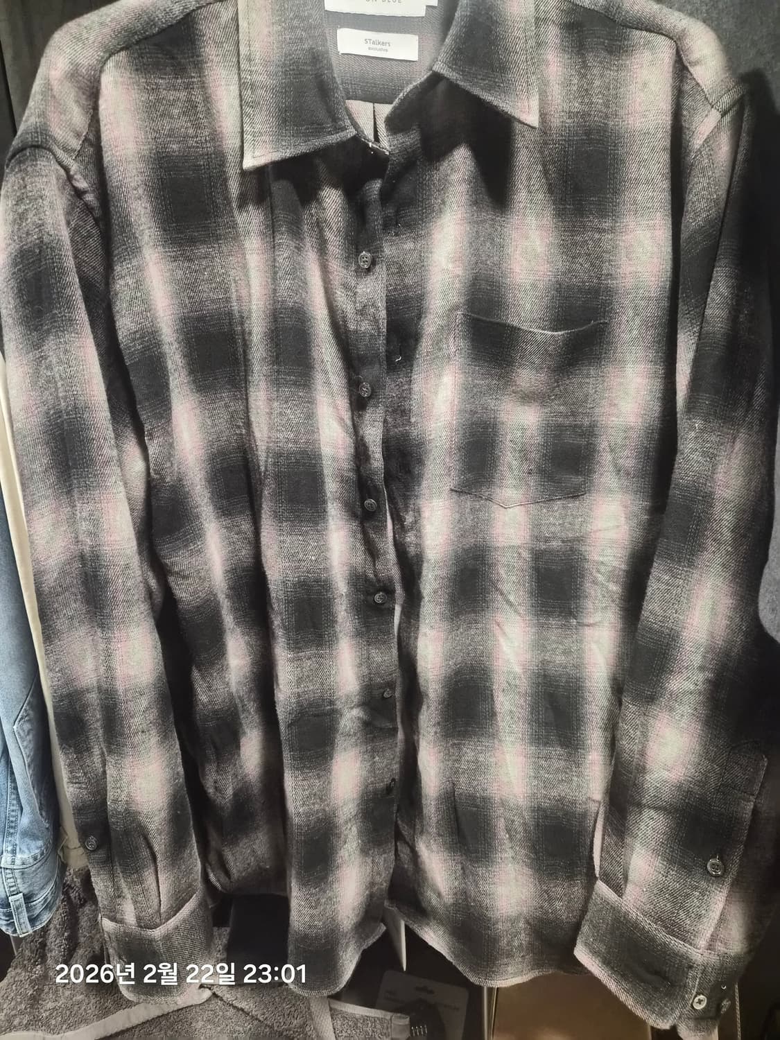 [M]유니온블루 플란넬 셔츠 상품이미지2