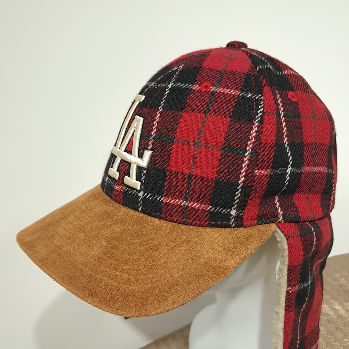 MLB LA Plaid 스웨이드 트루퍼햇 P1962 상품이미지4