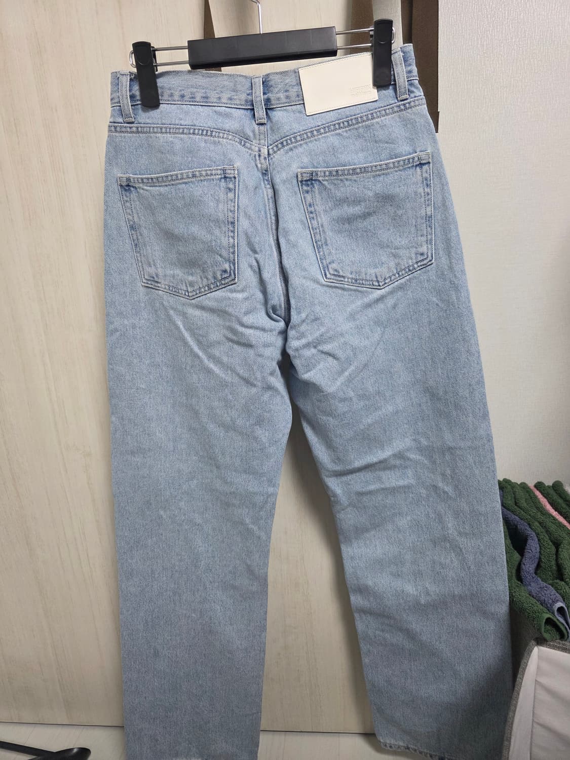 하이파이펑크 밸런스 와이드 진 라이트블루 상품이미지2