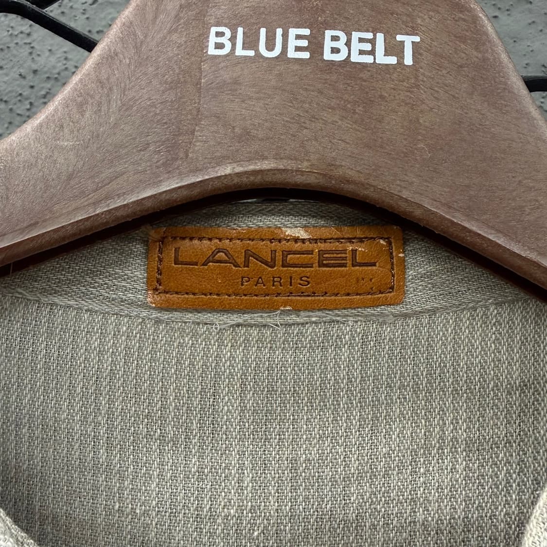 LANCEL 랑셀 스탠드카라 코튼자켓 카라스냅 멀티포켓 디테일 아이보리 상품이미지6