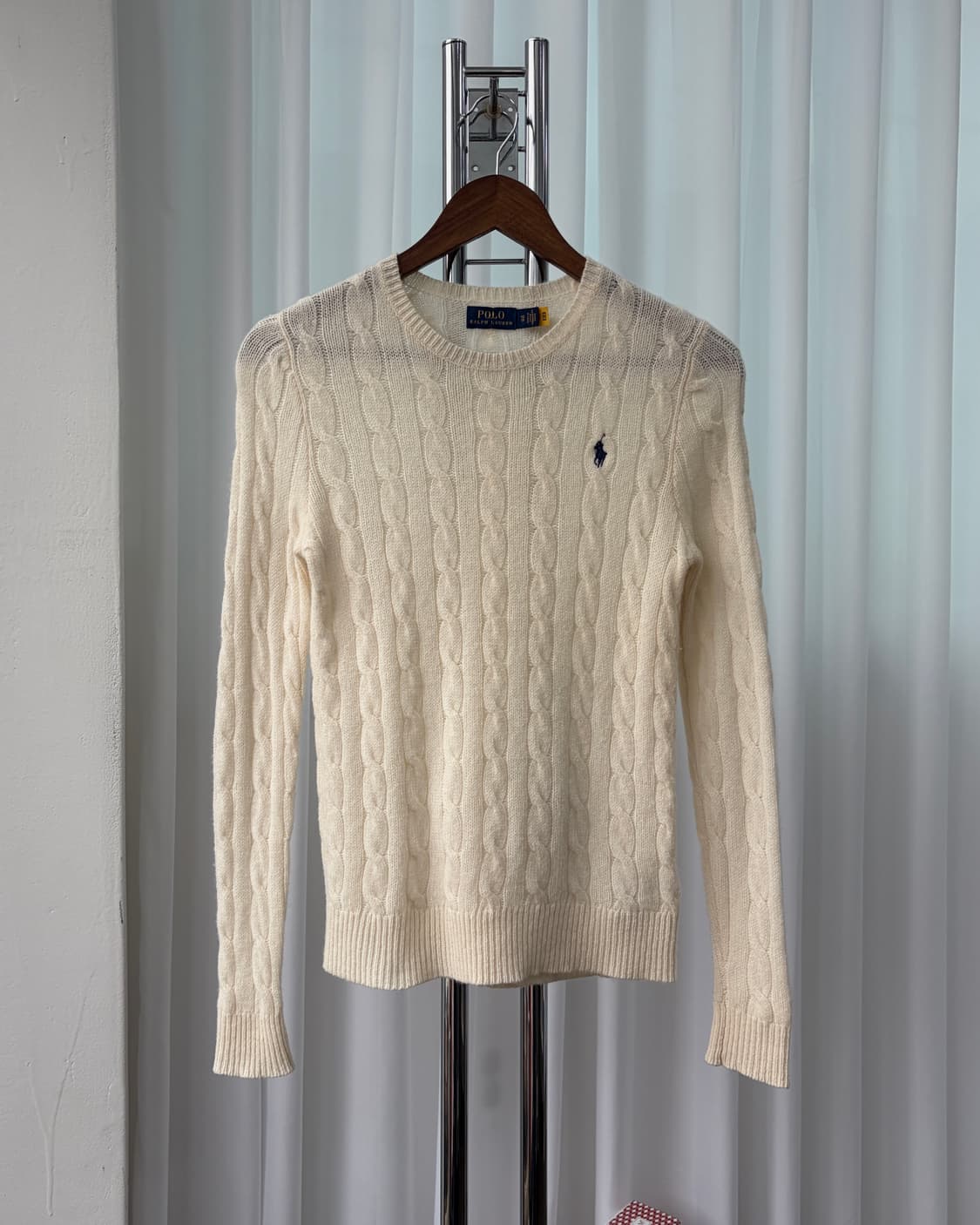 [XS]폴로 랄프로렌 캐시미어 혼방 케이블 니트 상품이미지4