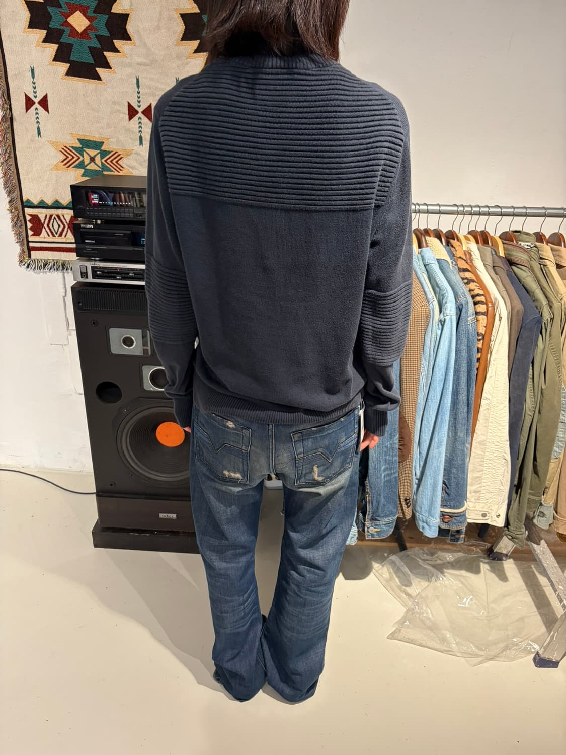 Armani Exchange 헨리넥 스웨터 상품이미지2