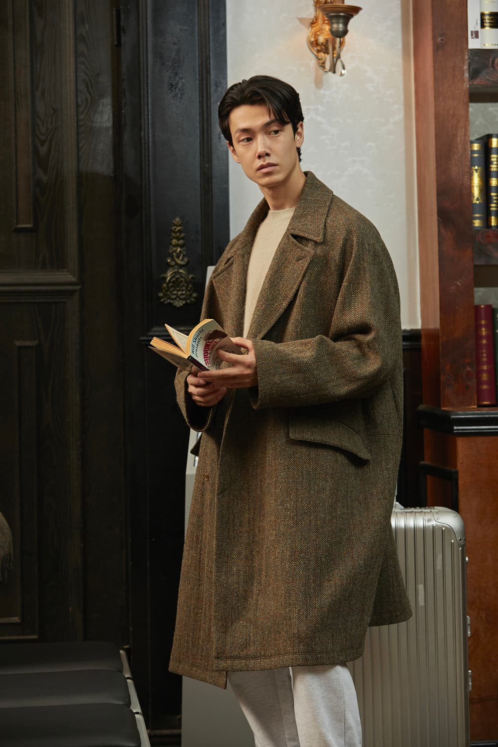 [1] 브라운야드 헤리스트위드 코트 상품이미지1