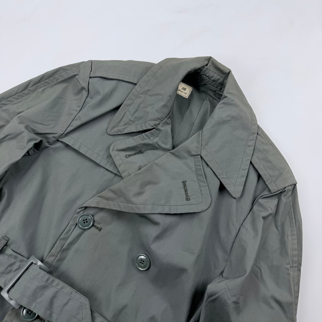 1971 US Army 미군 레인 트렌치 코트 상품이미지2