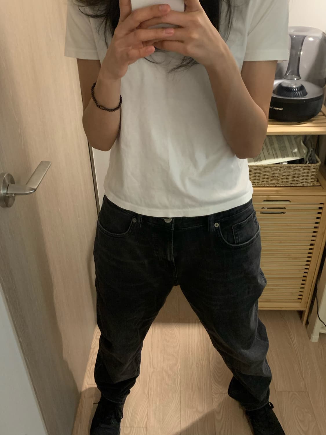 자라 슬림핏 진 차콜 상품이미지1