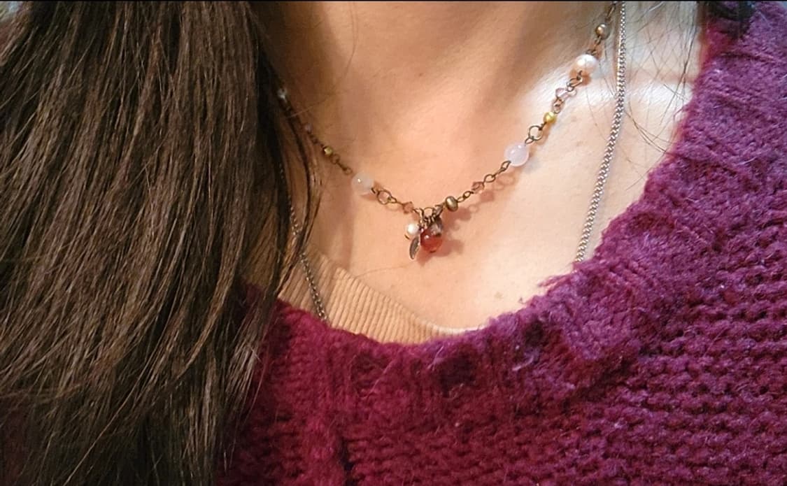 수공예 진주 원석 목걸이 상품이미지6