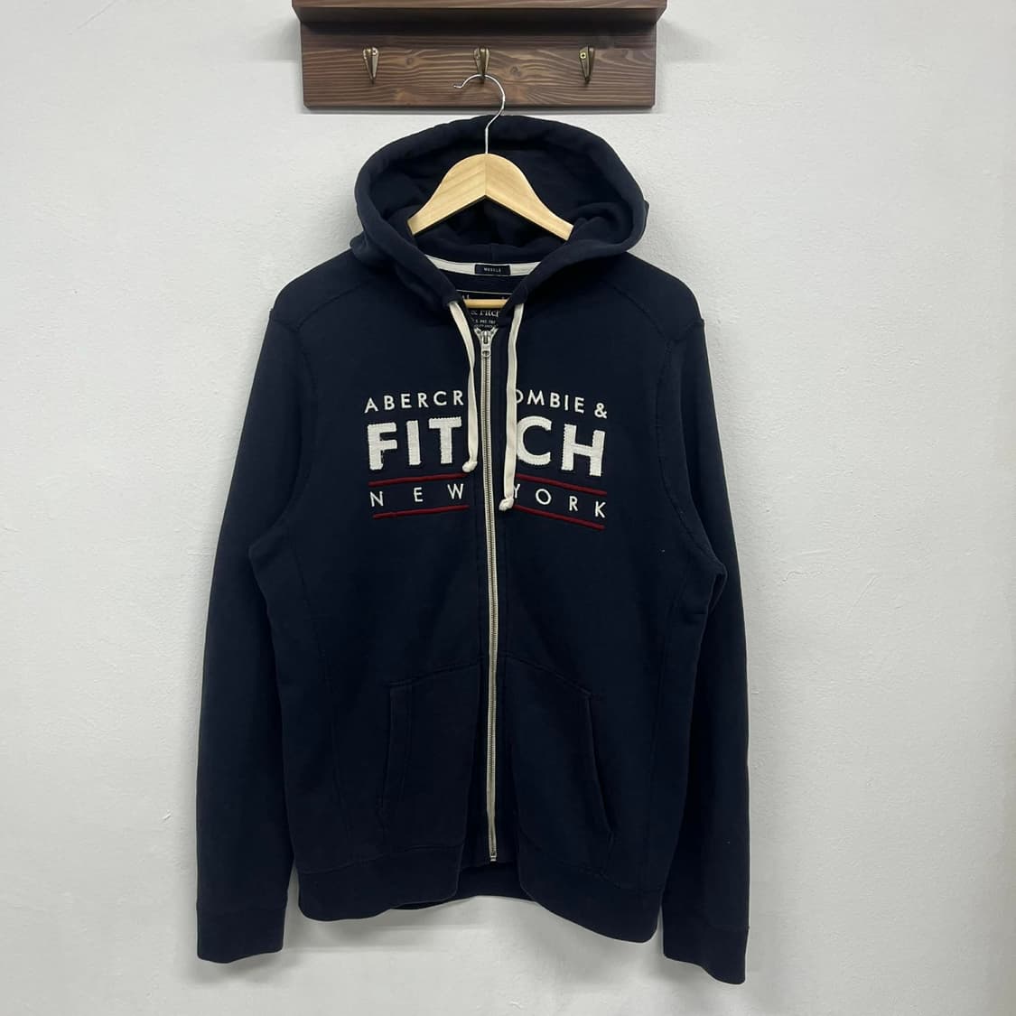 아베크롬비 y2k 올드스쿨 스웻 후드집업 희귀져지(M) 상품이미지4