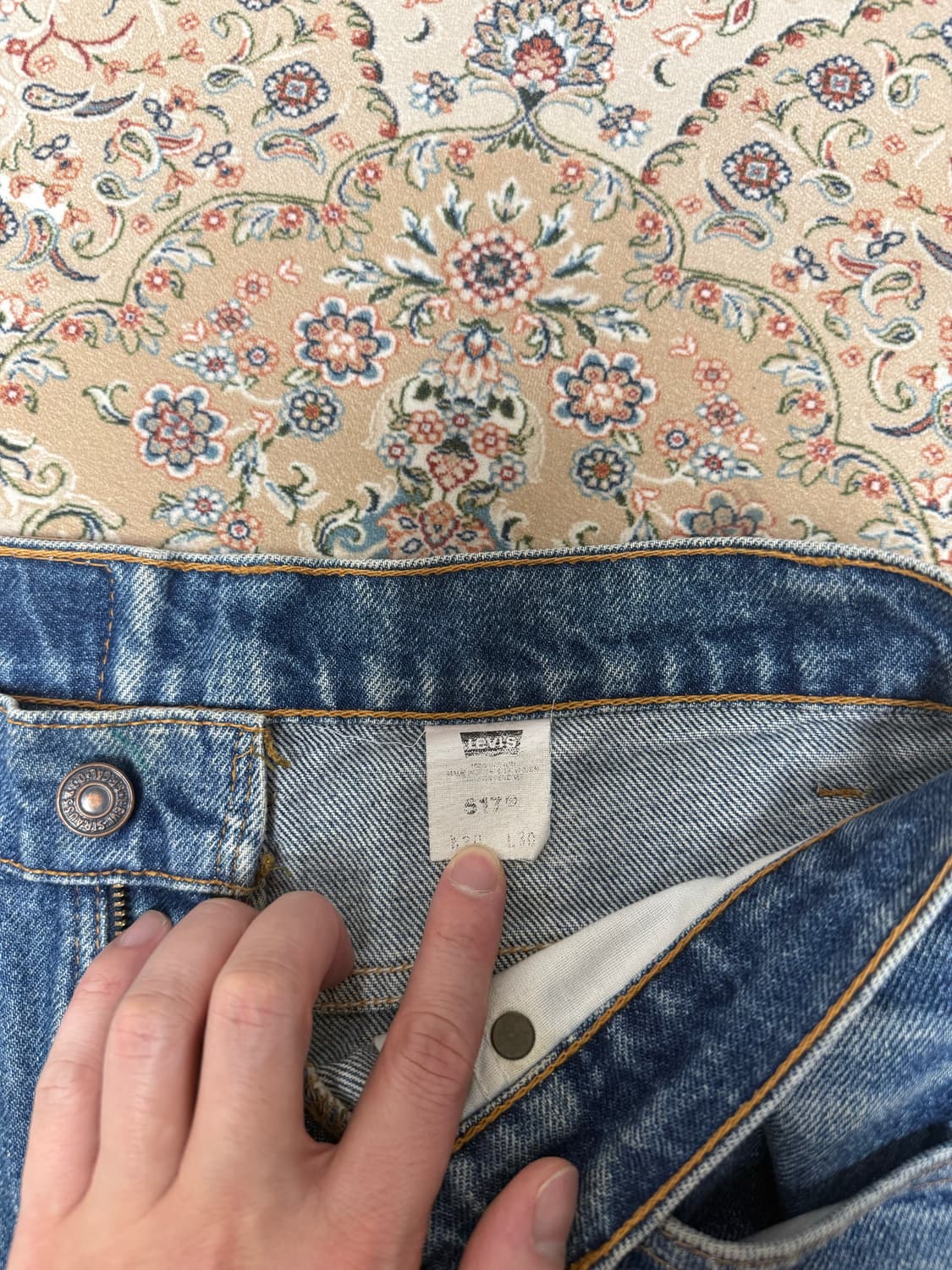 리바이스 517 오렌지탭 부츠컷 컷팅 상품이미지2