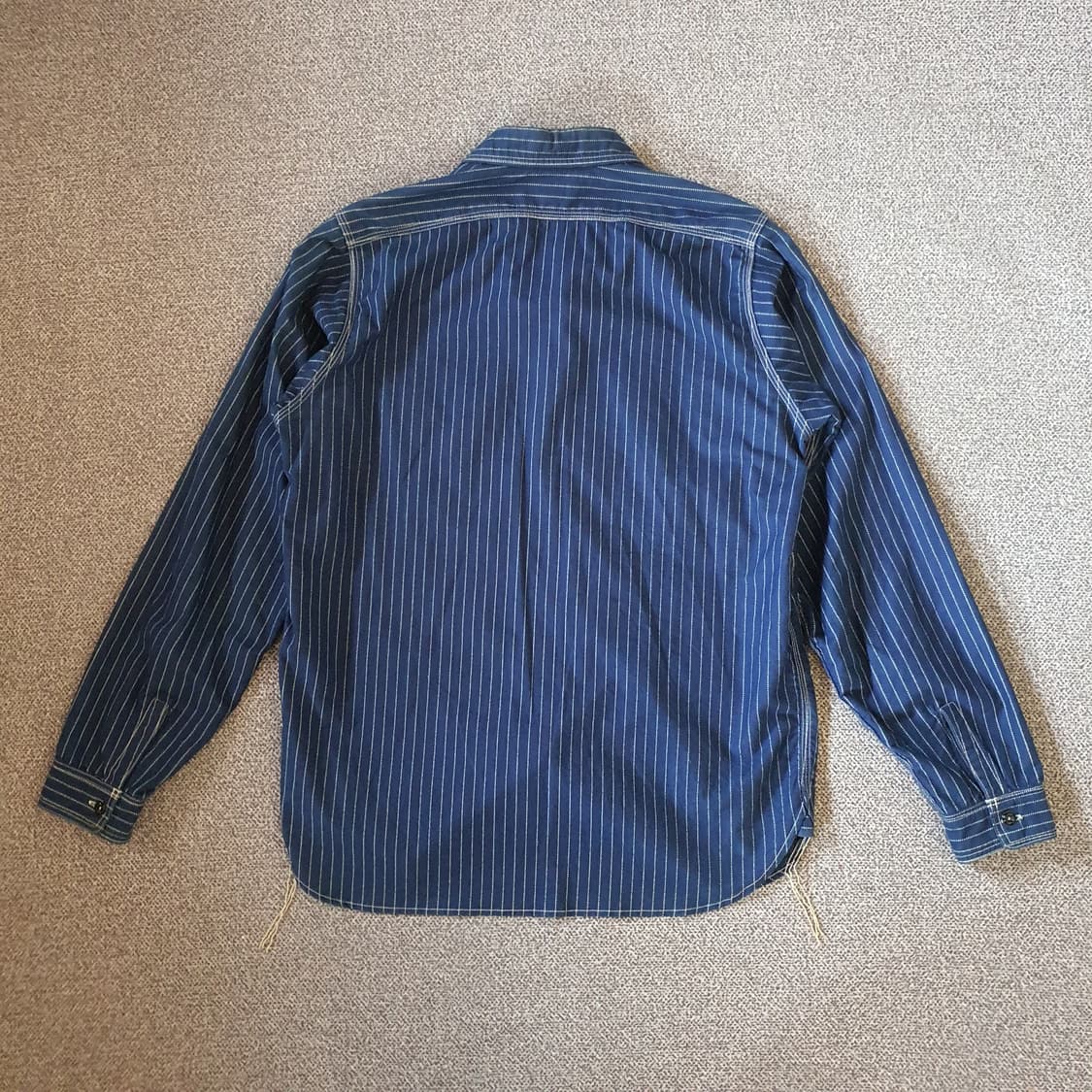 리얼맥코 더블 다이아몬드 와바시 스트라이프 워크 셔츠 상품이미지7