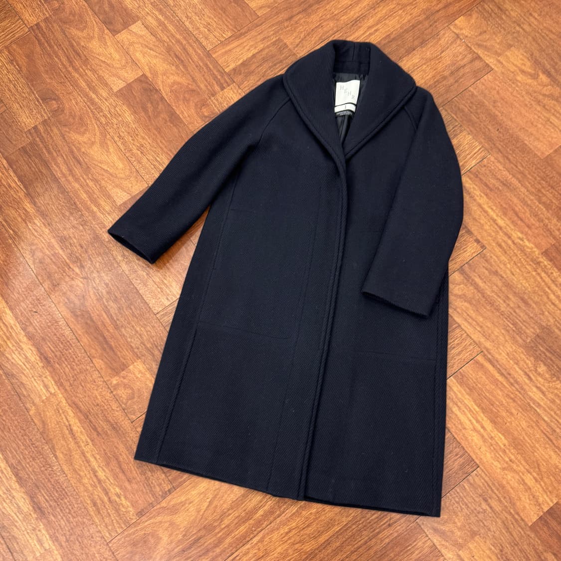 FREE 여성용 HEHR 재팬 패브릭 네이비 코트  상품이미지3